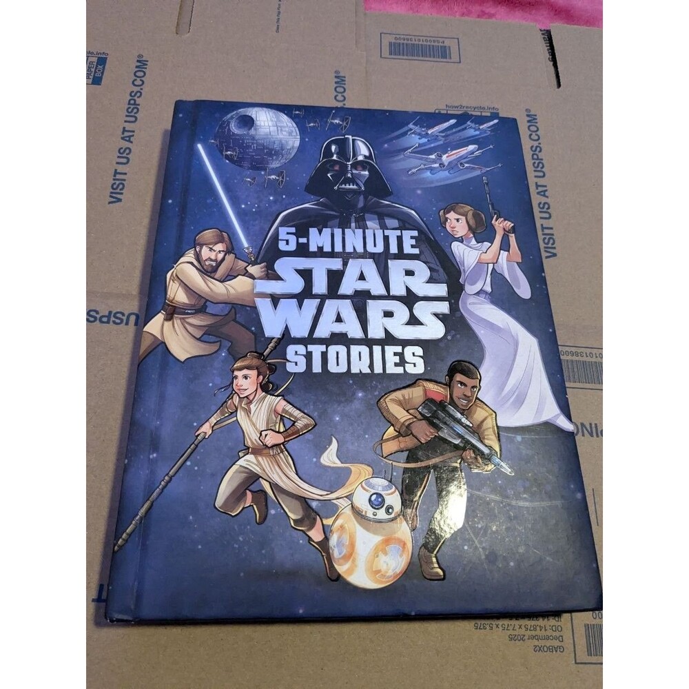 Disney Lucasfilm 5-Minute Star Wars Stories Kids Padded Hardcover Book